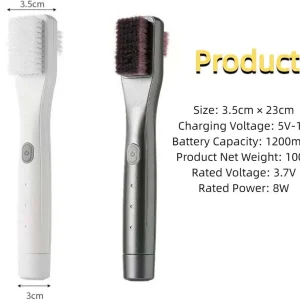 Kit d'outils de nettoyage de baskets sans fil pour polisseuse à chaussures à main rechargeable -