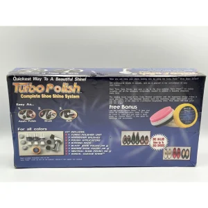 Kit d'entretien des chaussures électrique sans fil Turbo Polish système complet de cirage de chaussures-