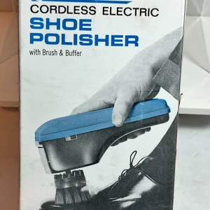 Ancien cirage électrique sans fil Royal Family avec brosse et tampon très bon état-
