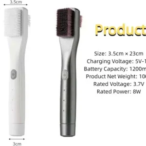 Brosse de Nettoyage à Vibrations Soniques Laveur de Chaussures Électrique sans Fil pour Entretien des Baskets-